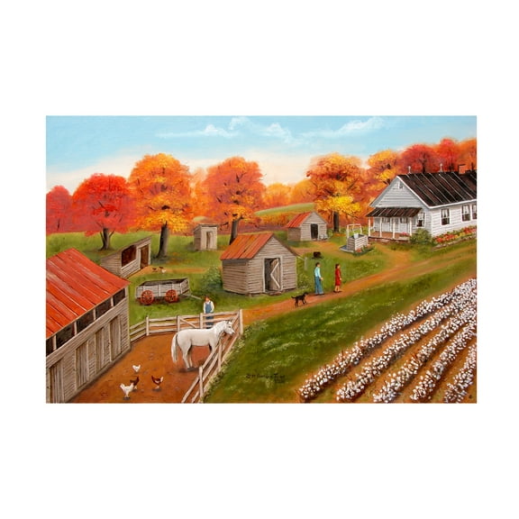 Trademark Fine Art 'The Old Homeplace' Canvas Art by Arie Reinhardt Taylor