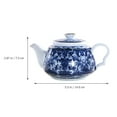 thumbnail image 4 of Pixnor Ceramic Tea Kettle Vintage Style Office Household Tea Kettle With Handle, 4 of 6