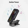thumbnail image 3 of Acoustic Guitar Tuner Clip On for Chromatic Guitar Bass Violin Ukulele Color LCD Display Screen Portable Guitar Tuner with Foldable Rotating Clip Professional 3-in-1 Tuner, 3 of 7