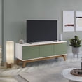 thumbnail image 1 of Mueble TV 55" Kappesberg 136cm con 3 Puertas Blanco/Verde, 1 of 10