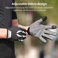thumbnail image 3 of WEST BIKING Riding Reflect Light Glove Bicycle Long Finger Shock Absorbent Breathable Glove Cycling Glove, 3 of 8