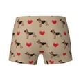 Teen Girls Underwear German Shepherd Dog No.1003 Soft Cotton Boxer
