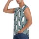 thumbnail image 3 of Fotbe Penguin Men's Camiseta sin Mangas Estampada para Hombres, Playera Casual para Gimnasio, Entrenamiento, Playa-Large, 3 of 7