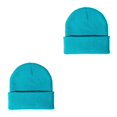 thumbnail image 3 of Qarigey Beanie Hat Gorros de punto Skullcap Thermal para deportes al aire libre Azul cielo Cielo azul 2Conjunto, 3 of 6