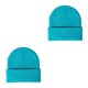 thumbnail image 3 of Qarigey Beanie Hat Gorros de punto Skullcap Thermal para deportes al aire libre Azul cielo Cielo azul 2Conjunto, 3 of 6