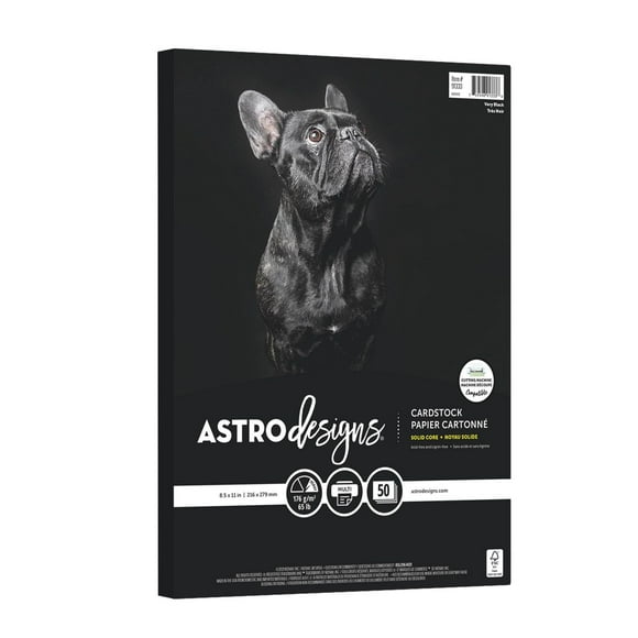 Papier cartonné noir profond Astrodesigns