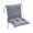 Blue-BU Home Decor, variant on karymi High Back Chair Cushion with Straps Indoor Outdoor Patio Rocking Chair Pad Rainproof Water Resistant 15.75x31.5 Inch Soft Comfortable Gifts for Men