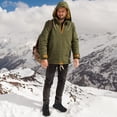 thumbnail image 7 of Ecetana Men's Winter Snow Boots Warm Faux Fur Lined Non Slip Outdoor Shoes for Hiking Walking, 7 of 7