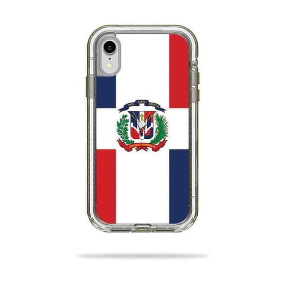 MightySkins LIFNIPXR-Dominican Flag Skin Decal Wrap for LifeProof NEXT iPhone XR Case Sticker - Dominican Flag
