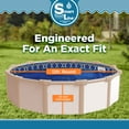 thumbnail image 5 of SmartLine 12' Round Island Tile Unibead Above Ground Swimming Pool Liner, 48" Height , 25 Gauge, 5 of 6