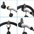 thumbnail image 3 of Type 2 Charging Cable Holder Safety Design Charger Type 2 Wall Box Wallbox Ev Charging Cable Holder Strong Abs Car Charger Holder - Black, 3 of 5