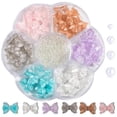 thumbnail image 1 of Xihbxyly Almacén de liquidación Lazos y colores en nudos para uñas, diamantes de imitación, cristales, lazos en 3D, para diseño de uñas acrílicas, decoración DIY, piedras de joya, artefactos de uñas,, 1 of 1