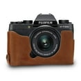 thumbnail image 3 of MegaGear Fujifilm X-T100 (15-45mm) Ever Ready Top Grain Leather Camera Case and Strap, 3 of 13