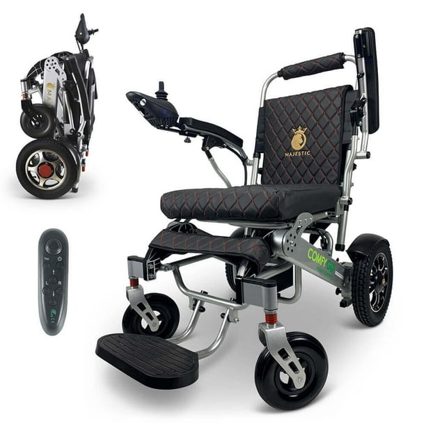 Electric Wheelchair Dual Motorized, Foldable, Lightweight Power