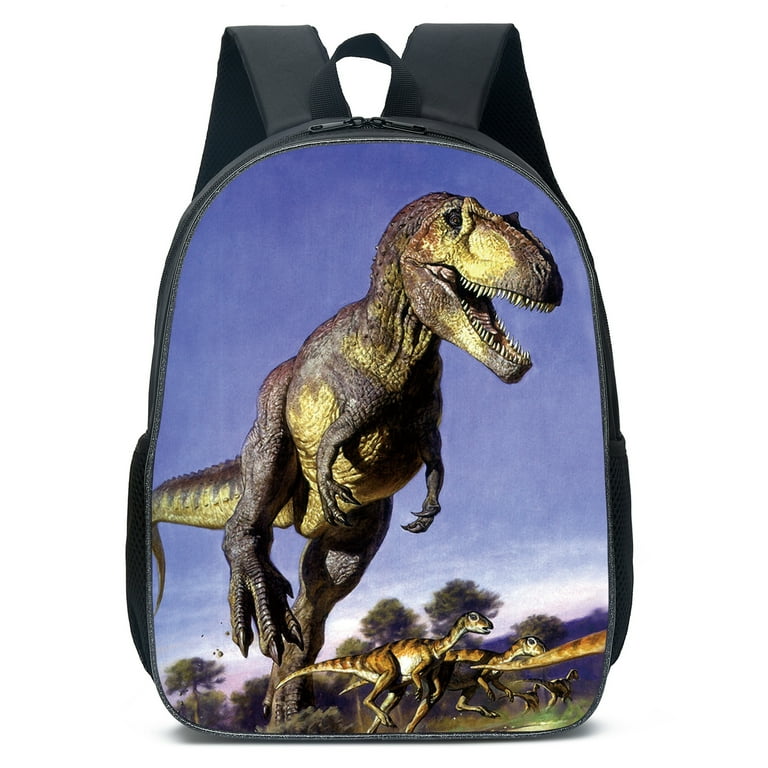 Kids Children Backpack Daypack 3D Dinosaur Print Rucksack for
