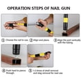 thumbnail image 4 of Wall Nail Fastening Tool,  3 Gear Low Noise Anti Slip Handle Mini Nail Gun  for Window Installation, 4 of 7