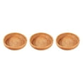 thumbnail image 4 of Thinsony Wicker Woven Round Snack Fruit Bowl Rattan Food Organizer Tray 25x5cm 3Set, 4 of 6