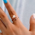 thumbnail image 4 of Pearl Flower Ring Forest Branch Index Finger Ring Design Creative Ring, 4 of 9