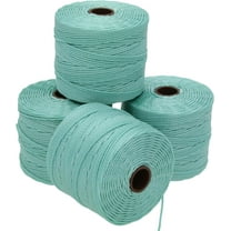 The Beadsmith S-Lon Bead Cord – .5 mm Twisted Nylon Cord, 4 Spools, Turquoise Color, TEX210, 77 Yards
