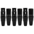 thumbnail image 1 of 6pcs XLR Plug Replacement Microphone Line Plugs 3-pin Female Male XLR Plugs, 1 of 8