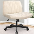 thumbnail image 5 of Neo Chair Height Adjustment and Swivel Office Desk Chair, Beige, 5 of 8