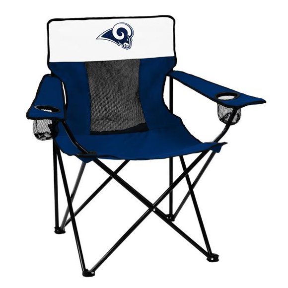 Logo Brands 629-12E-1 Los Angeles Rams Navy & White Elite Chair