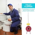thumbnail image 3 of 1pc Toilet Seal Flapper Toilet Seal Flapper Cover Stop Valves Toilet Tank Parts, 3 of 4