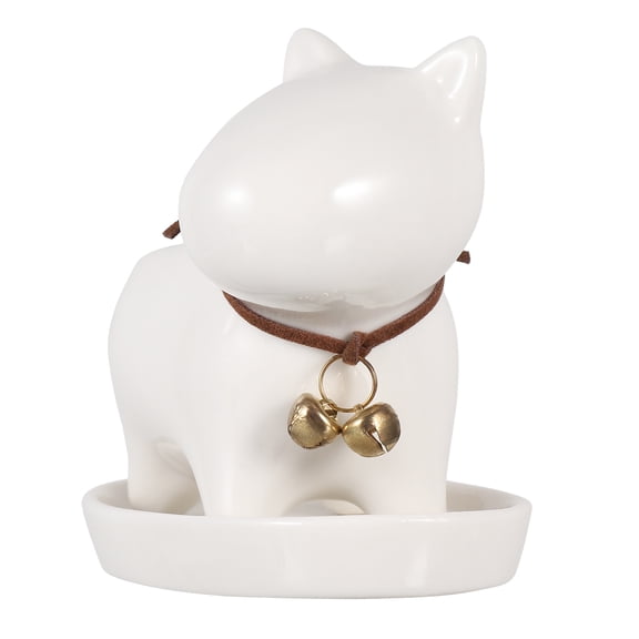 Puppy Ceramic Flower Pot Succulent Planter Garden Flowerpot Container Hand Made White Ceramics