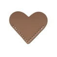 thumbnail image 1 of Fiudx Marcapáginas de Cuero Vintage con Forma de Corazón, Hecho a Mano En Cuero Suave, Diseño de Color Antiguo, Elegante Marcador de Esquina, Regalo de Lectura Único, Decoración de Oficina, Incluye 1, 1 of 7