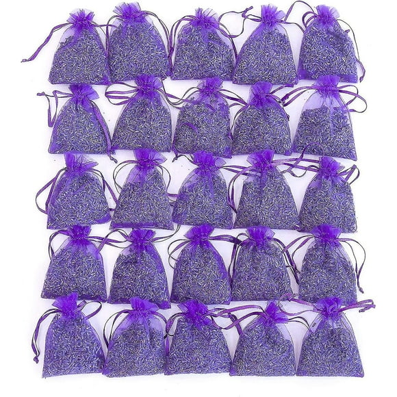 Bag Of 25 Sachets Dried Lavender Flower Lavender Sachets For Drawers And Closets Z