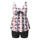 thumbnail image 5 of MKLEKYY Trajes De Baño Completo Mujer Women'S Summer Tankini Swimsuit Two Piece Printed Suspender Shorts Split Swimsuit (5), 5 of 5