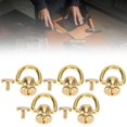 thumbnail image 1 of Pull Ring Rivets, anti-corrosion D Ring Rivets, 5 Sets DIY crafts shoes leather accessories belts bags for home jackets, 1 of 7