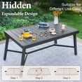 thumbnail image 2 of SUMMIT LIVING 9-Piece Outdoor Patio Dining Set, Extendable Patio Table and Chairs(2 Swivel, 6 Dining Chairs) with Cushions, Beige, 2 of 17