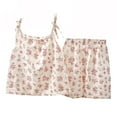 thumbnail image 1 of Zpanxa Ensembles d'Été pour Filles Bébé Mignon Imprimé Léopard à Empiècements Manches Courtes Col Rond Ensemble Short 2-3 Ans, 1 of 3