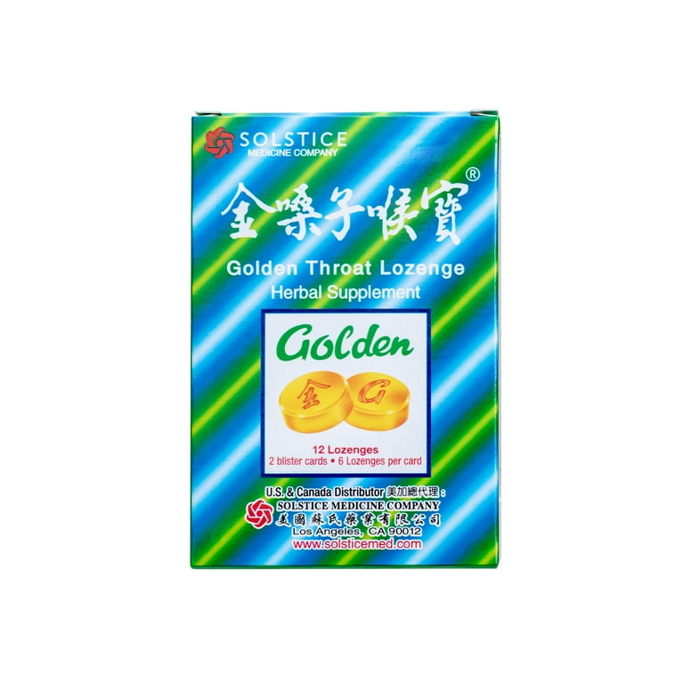 ghk cu lozenges Golden Throat Lozenge Herbal Supplement