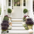 thumbnail image 5 of ZOELNIC 4/8Pcs Artificial Grass Plants Outdoor UV Resistant Fake Faux Greenery Stems for Home Window Garden Office Patio Pathway Front Porch Garden Decor, 5 of 7