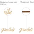 thumbnail image 3 of Grandkids Laser Cut Wood Letter Sign Wall Decor Cutouts Unfinished Wooden Signs Wall Art Basswood Hanging Sculpture Decoration for Painting Crafts DIY Home Bedroom Decor Gift 11.8x4.7Inch Beige, 3 of 9