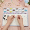 thumbnail image 2 of Large Rectangle Felt Beading Mat Design Boards with Centimeter Alphabetic Scale Tray Bead Pads, 2 of 9