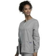 thumbnail image 4 of Cherokee Workwear Prints Women's Scrubs Jacket Snap Front Warm Up 4350, 4 of 7