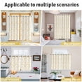 thumbnail image 6 of Yellow Spring Floral Kitchen Curtains 84 Inch Length, Elegant Watercolor Summer Botanical Grommet Top Bedroom Living Room Curtains, Light Filtering Cafe Curtain Drapes 2 Panels Set 104''x84'', 6 of 9