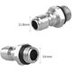 thumbnail image 3 of Conector de liberación rápida de 1/4 '', adaptador de rociador de jabón para lavadora a presión de liberación rápida de 14 mm a 1/4 de pulgada, acoplador de acero inoxidable de lanza de espuma para nieve esquí esquí Gafas de esquí, 3 of 4