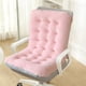 thumbnail image 1 of Cojín de asiento grueso con respaldo | Cojín de sofá y silla de 80 x 45 cm | Cojín de lino y poliéster suave para sillas de oficina, comedor y ordenador, 1 of 6