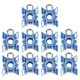 thumbnail image 1 of 10Pcs Auto Lift Sliding Pivot Clip For BMW E32 E34 E36 Z4 513219388849 Blue Window Lifter Service Clip, 1 of 5