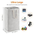 thumbnail image 5 of Lifewit Large Freestanding Laundry Hamper Collapsible Basket with Handles for Clothes Toys, Grey, 5 of 10