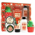 thumbnail image 1 of Set de Regalo de Baño de Navidad para Mujer Set de Regalo de Baño y Cuerpo de 5 Piezas Rellenos de Medias Navideñas con Gel de Ducha Loción Corporal Mini Toalla Regalos de Cumpleaños para Mujer, 1 of 5