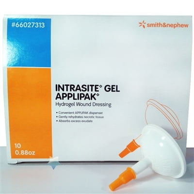 Viscous Hydrogel - Intrasite Gel, Hydrogel Dressing, 25 gm Applipak System, Smith & Nephew 66027313 - Each