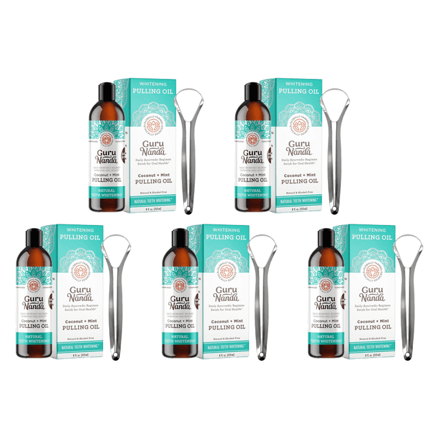 Enjuague bucal con aceite de coco sin alcohol lengua de menta limpieza bucal para la salud bucal