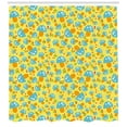 thumbnail image 2 of Ambesonne Mushroom Shower Curtain, Mushrooms Pattern, 69"Wx75"L, Yellow Multicolor, 2 of 2