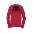 thumbnail image 2 of Gravity Outdoor Co. Chemise à Manches Longues Performance - Rouge - Logo Noir - 2TG, 2 of 2