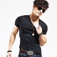 thumbnail image 1 of 2023 MRMT, nueva camiseta para hombre, 10 colores, camisetas deportivas para hombre, camiseta con cuello en V para hombre, ropa para hombre, camisetas S-5XL, camisetas Tan Jianjun unisex, 1 of 2